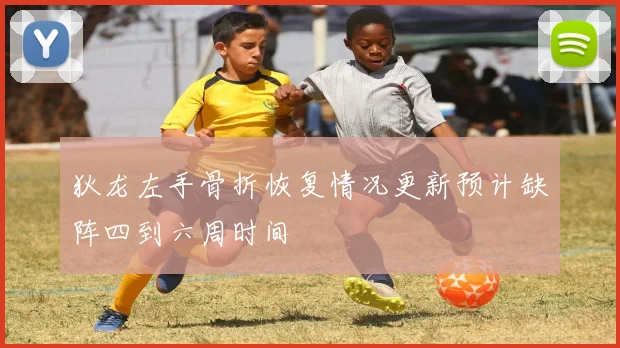 狄龙左手骨折恢复情况更新预计缺阵四到六周时间